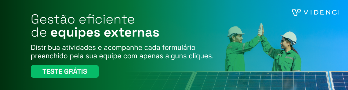 Gestão eficiente de equipes externas. Distribua atividades e acompanhe cada formulário preenchido pela sua equipe com apenas alguns cliques.